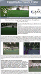 Mobile Screenshot of carrollcountyindoorsportscenter.com
